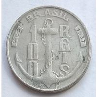 Бразилия 100 реалов 1937 г. Маркиз Тамандаре