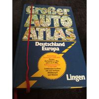 Grober Auto Atlas - Deutschland Europa (editie hardcover, in limba germana)