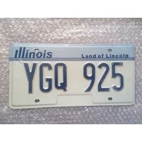 Авто номер США номерной знак штат Illinois usa  лот 17