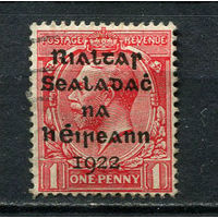 Ирландия - 1922 - Надпечатка на марках Великобритнаии 1Pg - [Mi.2X] - 1 марка. Гашеная.  (Лот 68CU)
