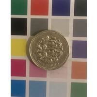 Великобритания 1 фунт 2002