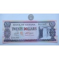 Werty71 Гайана 20 долларов 2018 UNC банкнота Корабль