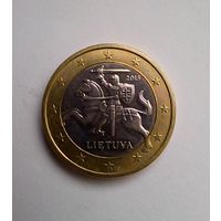 Литва 1 евро 2015 г