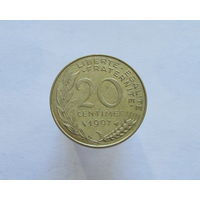 Франция 20 сантимов 1997
