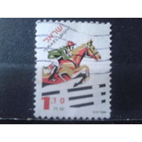 Израиль 1997 Стандарт, конный спорт Михель-1,2 евро гаш