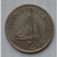 Багамы (Багамские острова) 25 центов 1998 г.
