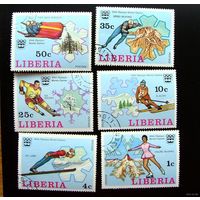 Либерия, 6м\с ОИ Инсбрук гаш. 1976
