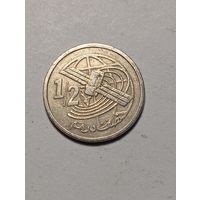 Марокко 1 2 дирхам 2002 года