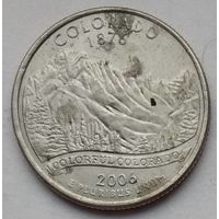 США 25 центов (квотер) 2006 г. P. Штат Колорадо