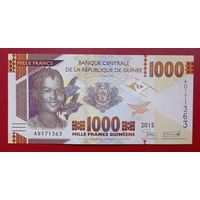 Гвинея, 1000 франков, 2015 г., UNC