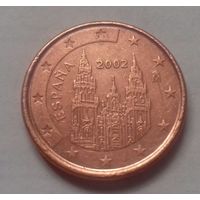 1 евроцент, Испания 2002 г.