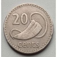 Фиджи 20 центов 1976 г.