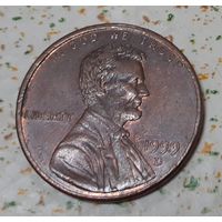 США 1 цент, 1999 Lincoln Cent "D" - Денвер (15-8-17)