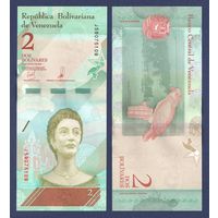 Венесуэла, 2 боливара 2018 г., P-101, UNC