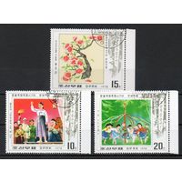 Народное творчество КНДР 1978 год серия из 3-х марок