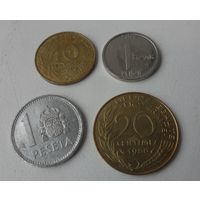 Европа лот монет 15 (цена за все)