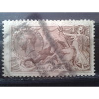 Англия 1913-8 Король Георг 5 и Британия на колеснице Михель-25,0-80,0 евро гаш