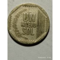 Перу 1 соль 2007 года .