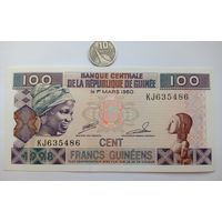 Werty71 Гвинея 100 франков 2012 UNC банкнота 1960