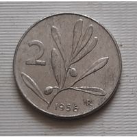 2 лиры 1956 г. Италия