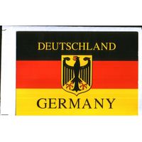 Открытка подписанная 2016г. Германия "Флаг"