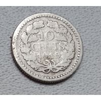 Нидерланды 10 центов, 1919 6-4-26
