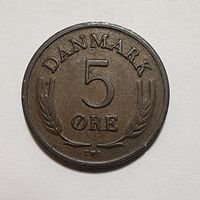 Дания 5 эре, 1966