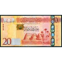 Ливия 20 динар 2013 UNC