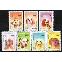 Собаки Вьетнам 1990 год серия из 7 марок