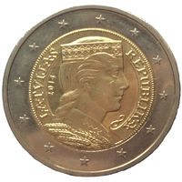 Латвия. 2 евро (2015)
