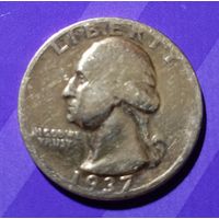 25 центов 1937  США Квотер