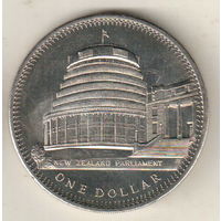 Новая Зеландия 1 доллар 1978 25 лет коронации Елизаветы II