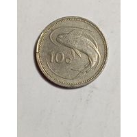 Мальта 10 центов 1986 года