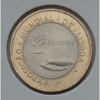 Португалия 200 эскудо 1997 г. Лиссабон ЭКСПО, 1998. В холдере