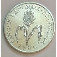 Руанда 1 франк 1985 г.