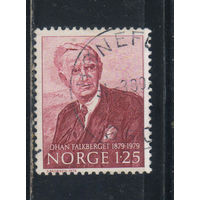 Норвегия 1979 100 летие Юхана Фалькбергета #797