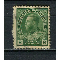 Канада - 1922/1925 - Король Георг V 2С - [Mi.106A] - 1 марка. Гашеная.  (Лот 26DY)-T2P16