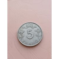 Люксембург 5 франков 1949г(12)
