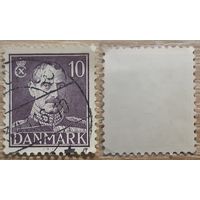 Дания 1942 Король Кристиан X. Mi-DK 269a. 10 эре