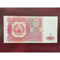 Таджикистан 500 рублей 1994 UNC