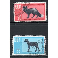 Международный аукцион животных ГДР 1963 год серия из 2-х марок
