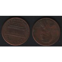 США km201b 1 цент 1992 год (-) (f2