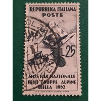 Италия 1952. Mostra Nazionale dekle Truppe Alpine Biella