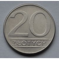 Польша, 20 злотых 1988 г.