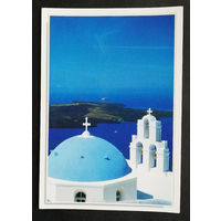 Греция. Виды городов. Чистая открытка #0029-V2P15