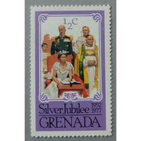 Гренада, 1977.  25-я годовщина правления королевы Елизаветы