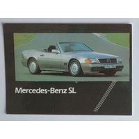 Календарик. Автомобиль Mercedes-Benz SL. 1992.