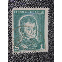 Чили 1953 г. Маршал Бернардо О,Хиггинс.