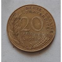 20 сантимов 1976 г. Франция