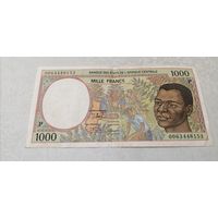 Чад. 1000 франков